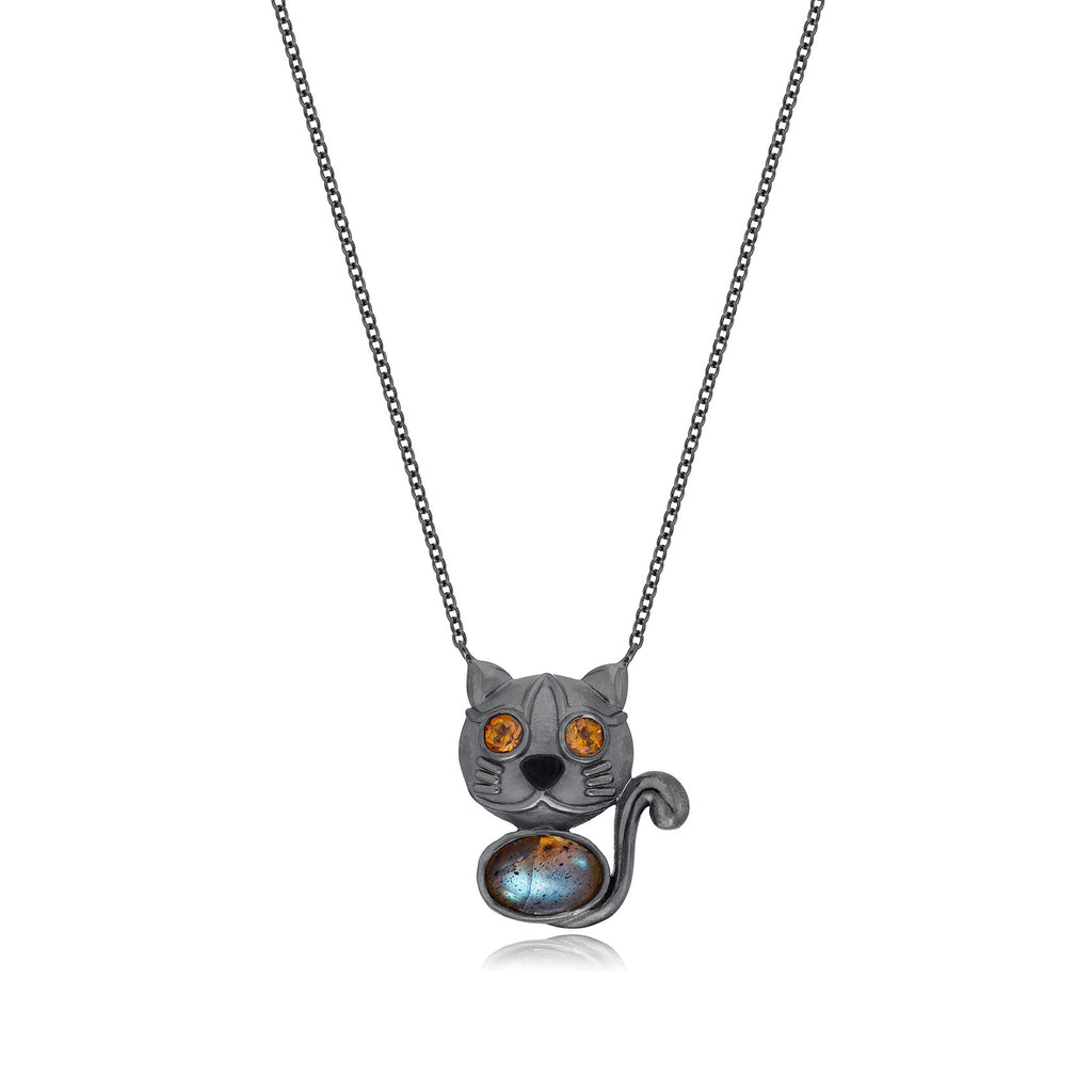 Jackson Black Kitty Pendant