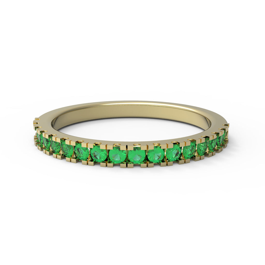 Peridot band ring