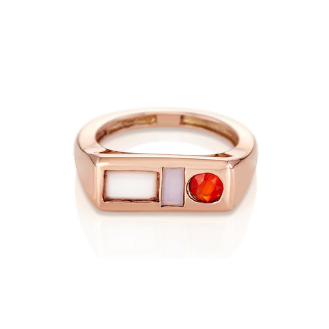 Double Scroll Open Ring