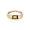 Modernist Signet Ring - Double Baguettes