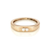 Modernist Signet Ring - Double Baguettes