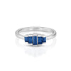 Yours only - Round Diamond and tapered Baguette Ring