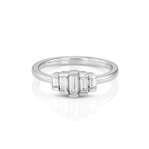 Double Scroll Open Ring