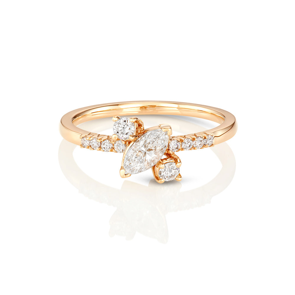 Yours only - Off Marquise Diamond Ring