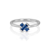 Yours only - Round Diamond and tapered Baguette Ring