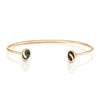 Double Scroll Open Bracelet