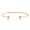 Double Scroll Open Bracelet