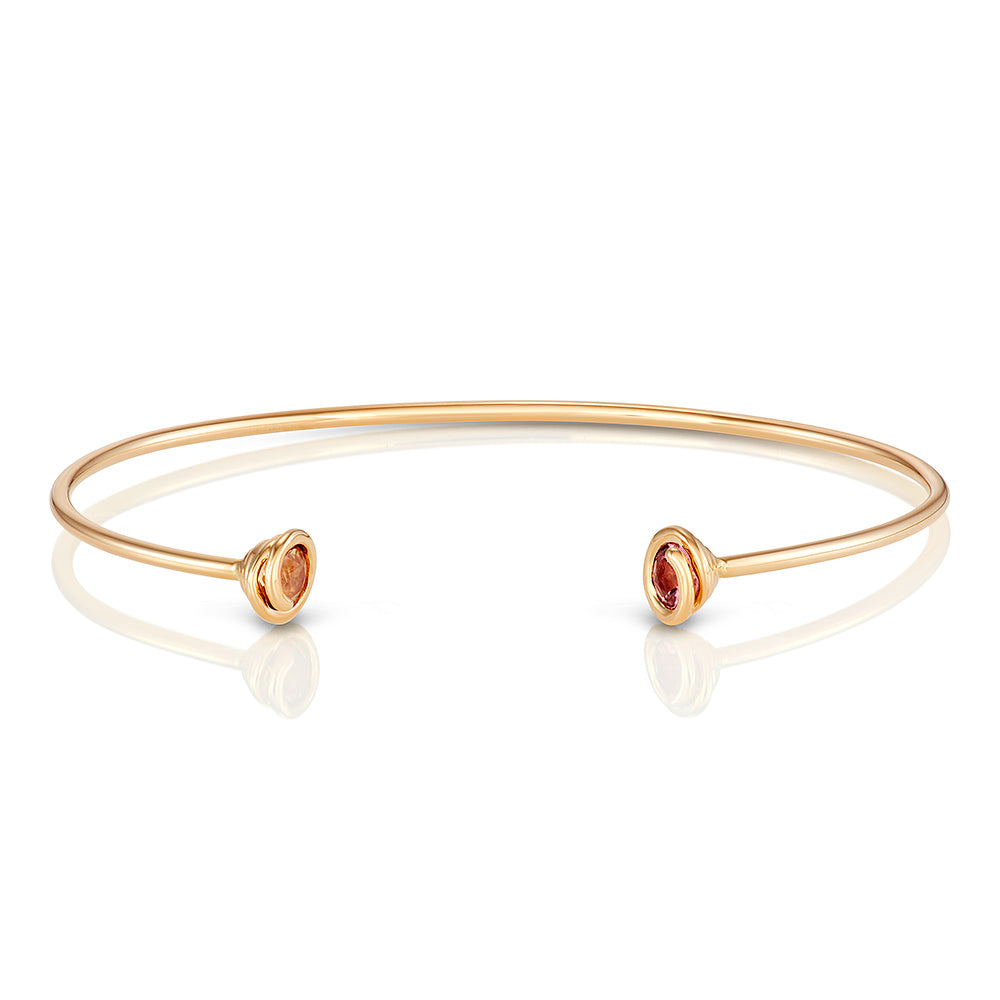 Double Scroll Open Bracelet Petit