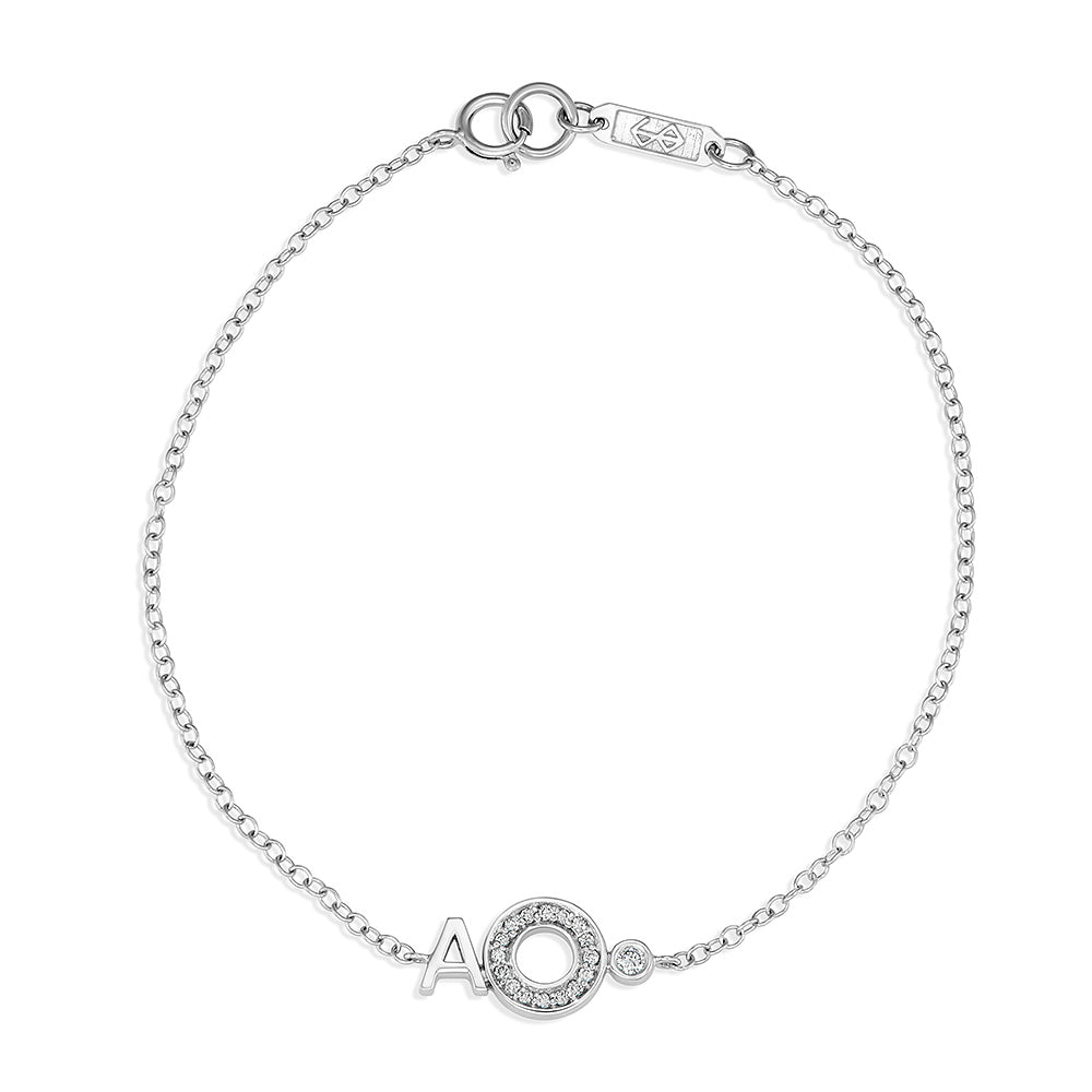 Modernist Initial Bracelet 'A'