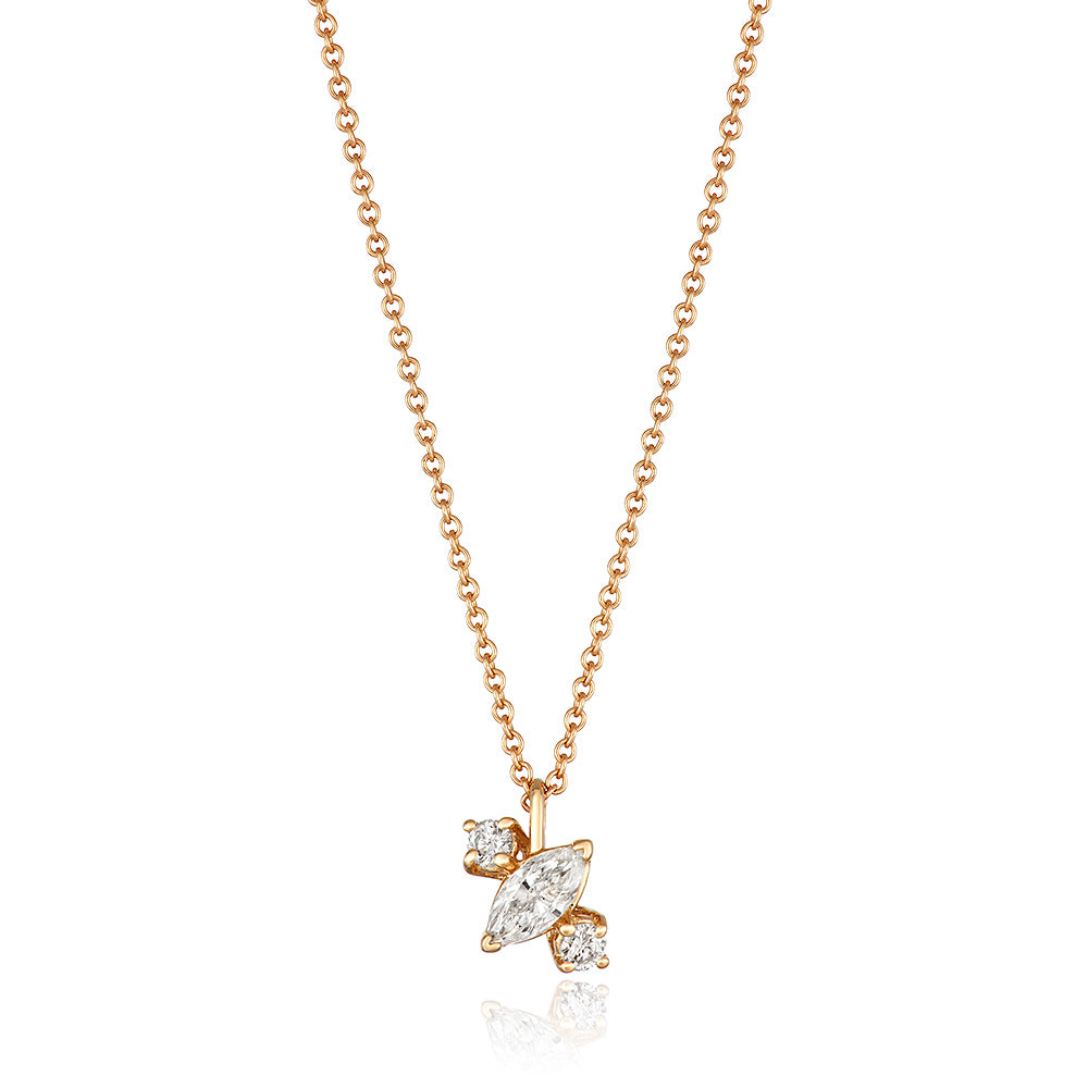 Yours only - Off Marquise Diamond Pendant
