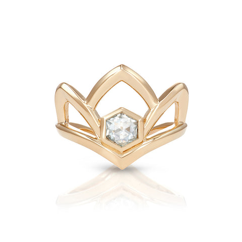 Double Scroll Open Ring