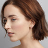 Modern Link Linear earrings