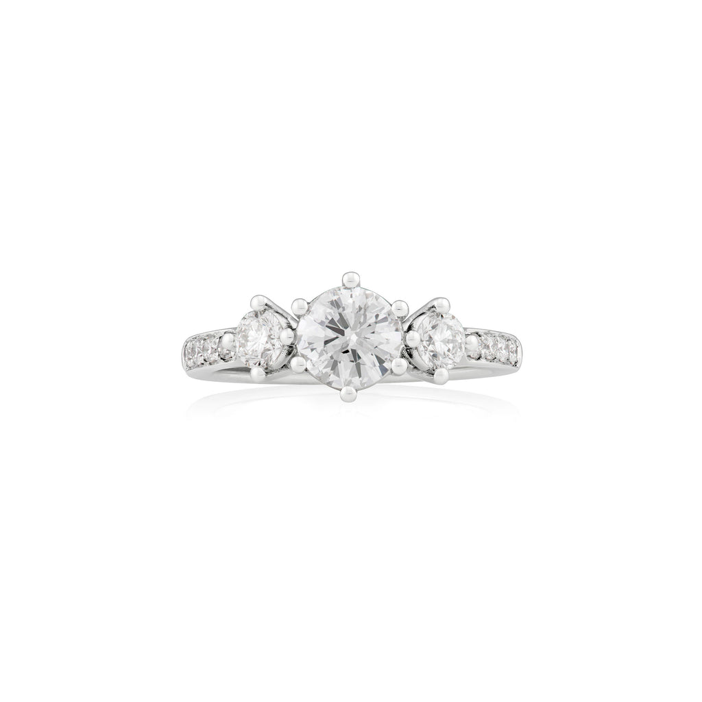 Y.J 3 Stone Ring