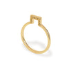 Double Scroll Open Ring