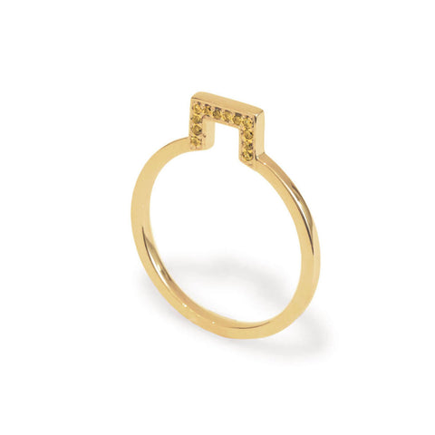Double Scroll Open Ring