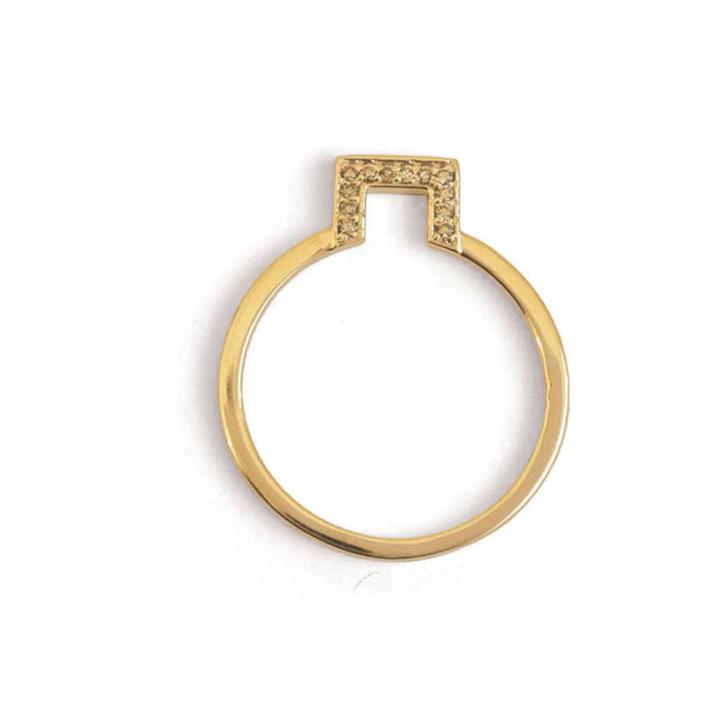 Discrete Diamond Positive Square Ring