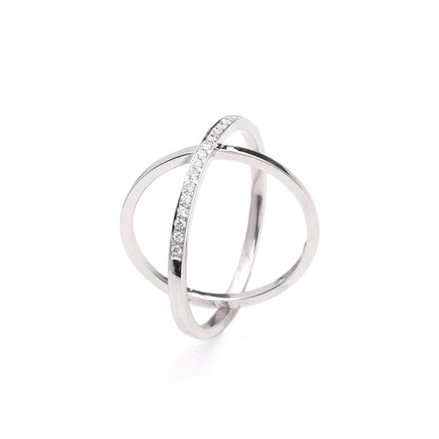 Discrete Diamond Positive Triangle Ring