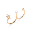 Double Scroll Open Ring