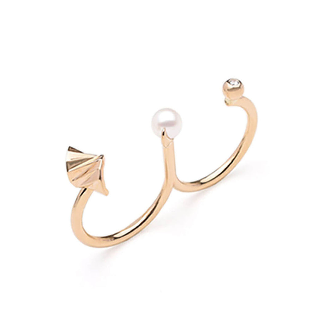 Onda Double Open Ring