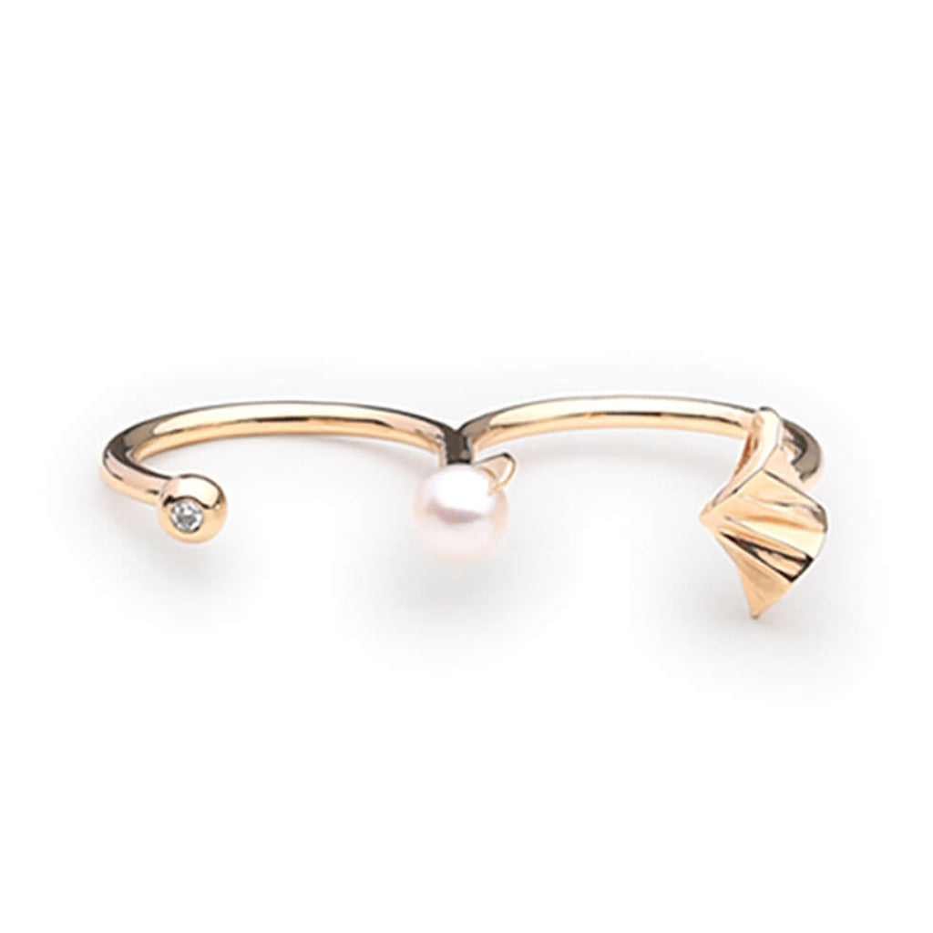 Onda Double Open Ring