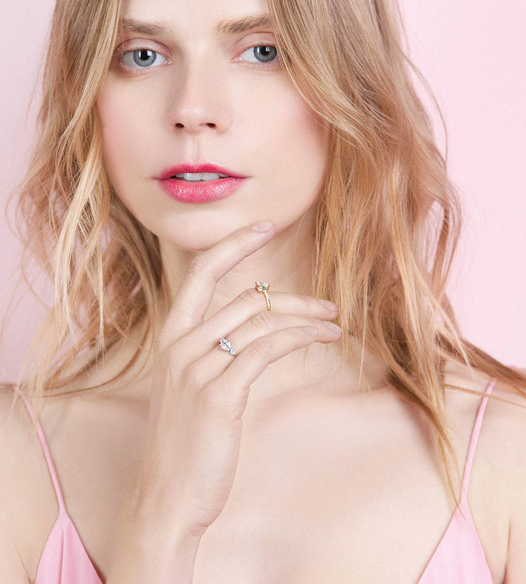 Yours only - Halfmoon Diamond Ring