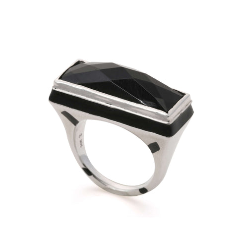 Double Scroll Open Ring