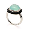 GEO CHALCEDONY RING