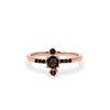 Yours only - Round Diamond and tapered Baguette Ring