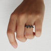 Yours only - Round Black Diamond Ring